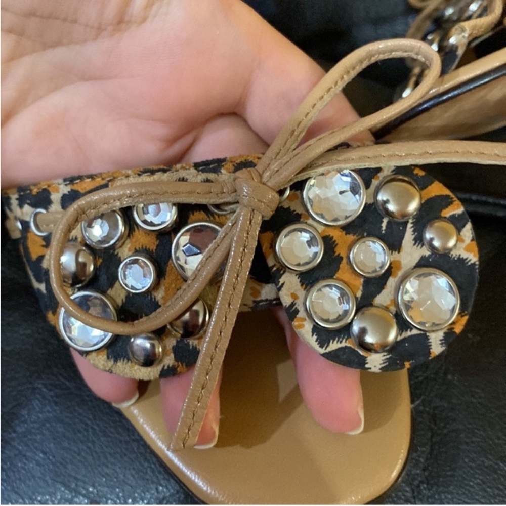 Bebe Size 5 Vintage Y2K Bow Heels - Picture 6 of 6